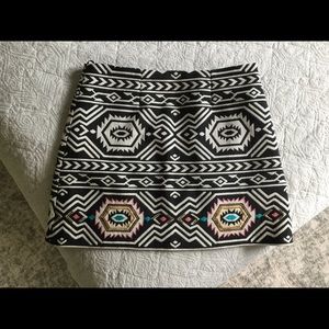 Judith March Aztec Miniskirt